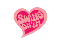 Image 2 of Swing On 'Em Die Cut Vinyl Sticker