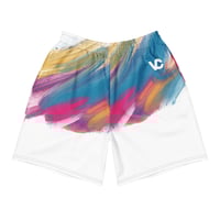 Image 1 of VC Paint Designer Luxury Modern Organic Polyester Graphic Fashion Mesh Men Swim Trunk Shorts