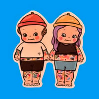 Tattooed Kewpie Couple 