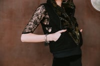 Image 2 of KANSAI VEST | BLACK & GREEN VERSION
