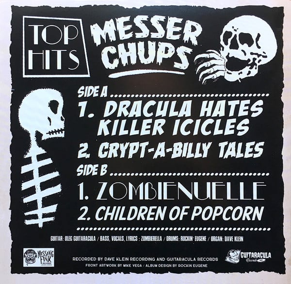 Messer Chups ‎– Dracula Hates Killer Icicles (7")