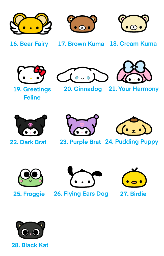 NEW - QT Cartoons Mini Pins (pt. 1)