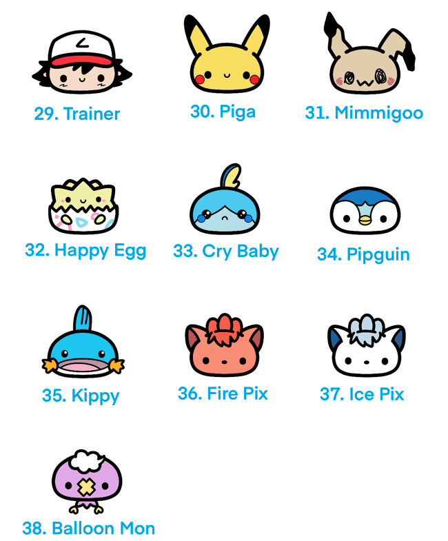 NEW - QT Cartoons Mini Pins (pt. 1)