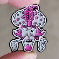 Image 1 of THE GREAT BUTTLENKO ENAMEL PURPLE PIN 