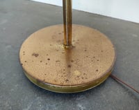 Image 9 of Chrome + Brass Two-Toned Gooseneck Reading Lamp