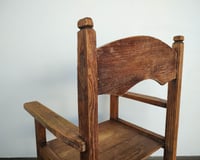 Image 5 of Antique Pine Low Arm Chair