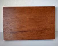 Image 5 of 1960s Solid Teak Cutting Board With Carved Channel