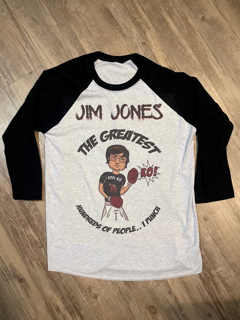 Image of Jim Jones 1970's Vintage Raglan 3/4 Sleeve