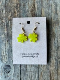 Dangle ShamsYellow Green Gold