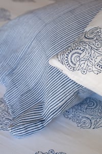 Image 2 of Indigo Stripe Pillowcase