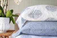 Image 6 of Indigo Stripe Pillowcase