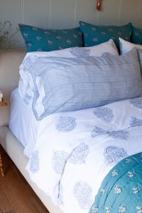 Image 4 of Indigo Stripe Pillowcase