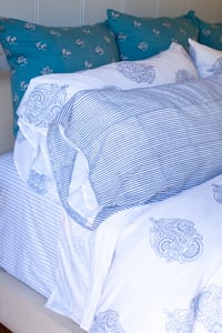 Image 1 of Indigo Stripe Pillowcase