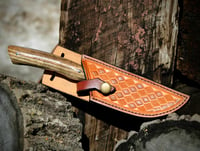 Image 2 of Zebrawood Handle Gut Hook Knife