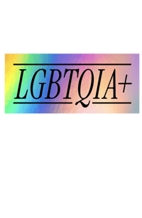 Image 4 of LGBTQIA+ Holographic Sticker