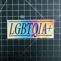 Image 1 of LGBTQIA+ Holographic Sticker