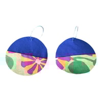 Pink Flower Earrings