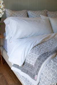 Image 5 of Light Blue Stripe Pillowcase