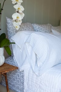 Image 6 of Light Blue Stripe Pillowcase