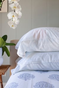 Image 7 of Light Blue Stripe Pillowcase