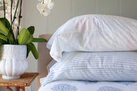 Image 8 of Light Blue Stripe Pillowcase