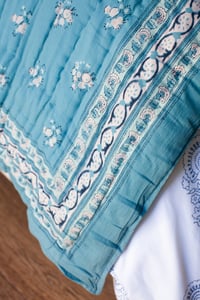Image 4 of Blue Nami Quilt