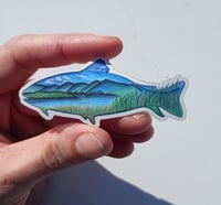 Image 1 of Carvins Cove Sticker | Roanoke Outdoors Decal | Local Virginia Art
