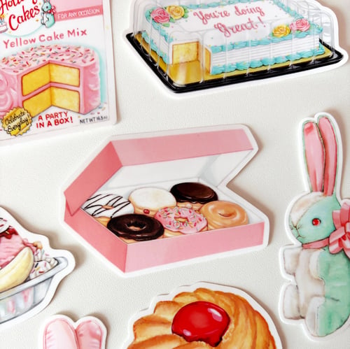 Image of Box of donuts sticker 