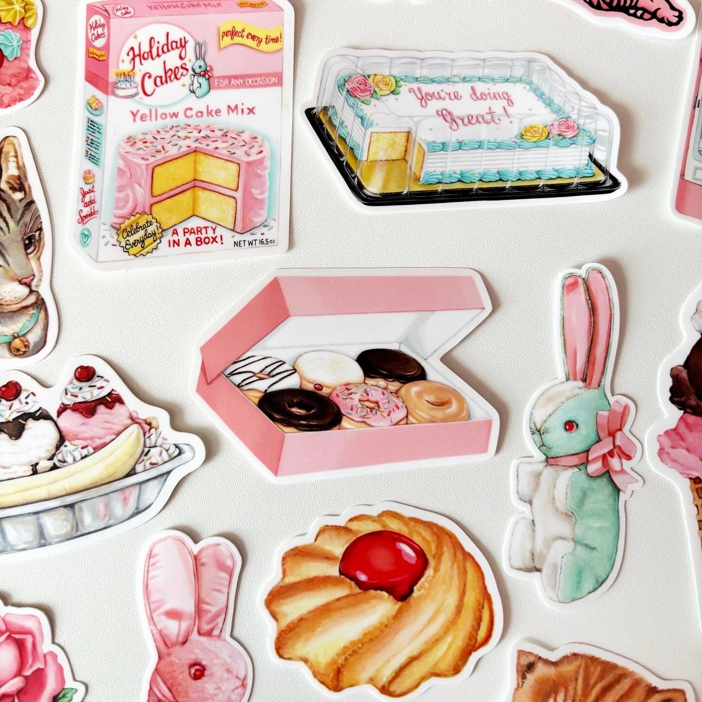 Image of Italian cookie stickers (set of 3)