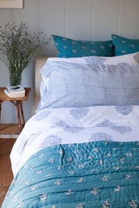 Image 2 of Indigo Poppy Duvet