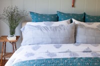 Image 3 of Indigo Poppy Duvet