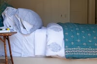 Image 5 of Indigo Poppy Duvet