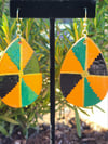 Kente Wooden Earrings