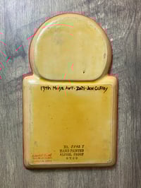 Image 3 of Heart Paper Mache Tray - Peach and Cream