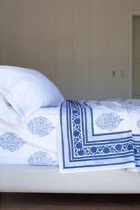Image 4 of Indigo Poppy Sheet
