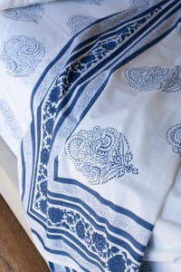 Image 5 of Indigo Poppy Sheet