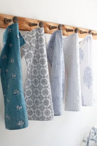 Image 3 of Indigo Stripe Towel