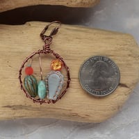Image 3 of Flowering Cactus Botanical Earrings