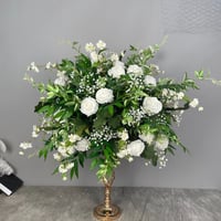 Floral White Rose Centerpieces