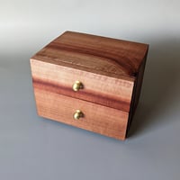 Image 1 of 2-drawer Jewelry Box - Madrone