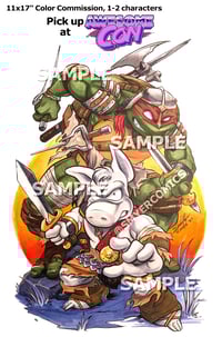 Image 1 of AWESOME CON ADVANCE COMMISSION 11x17