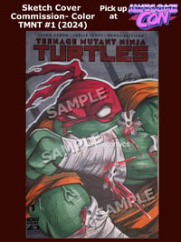 Image 2 of AWESOME CON ADVANCE COMMISSION TMNT #1 Comic Cover