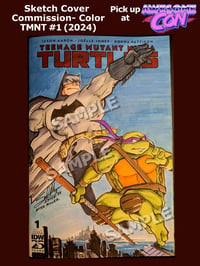 Image 1 of AWESOME CON ADVANCE COMMISSION TMNT #1 Comic Cover