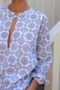 Image 4 of Deep V Tunic