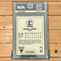 Image 2 of 1989 HOOPS MICHAEL JORDAN ALL-STAR #21 PSA 9