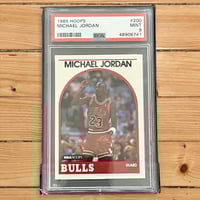 Image 1 of 1989 HOOPS MICHAEL JORDAN #200 PSA 9