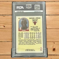 Image 2 of 1989 HOOPS MICHAEL JORDAN #200 PSA 9