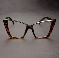 Image 1 of Tortoise CatEye Frames w/gold Trim