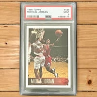 Image 1 of 1996 TOPPS MICHAEL JORDAN #139 PSA 9 KOBE'S ROOKIE YEAR
