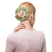 Image 2 of Brazilian Angel Flower Hair Scrunchie - Spring Green